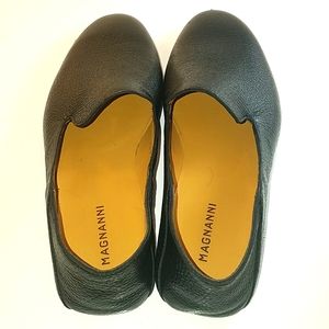 Maganni Hughes Leather Slippers